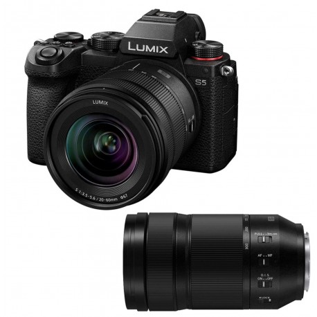 PANASONIC LUMIX DC-S5 + 20-60MM F/3.5-5.6 + 70-300MM F/4.5-5.6