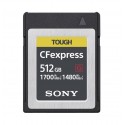 SONY CFexpress SERIE G 512GB TYPE B (jusqu'à 1700MB/S en lecture et 1480MB/S en écriture)