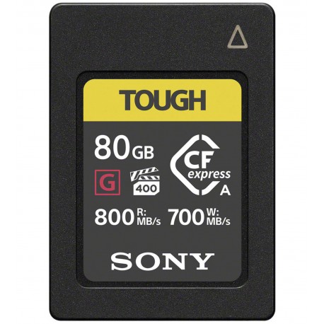 SONY CFexpress SERIE G 80GB TYPE A (jusqu'à 800MB/S en lecture et 700 MB/S en écriture)