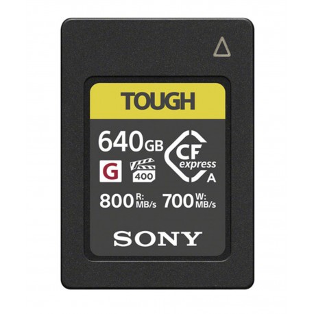 SONY CFexpress SERIE G 640GB TYPE A (jusqu'à 800MB/S en lecture et 700 MB/S en écriture)