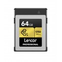 LEXAR PRO Cfexpress 64GB TYPE B (jusqu'à 1750MB/S en lecture et 1000MB/S en écriture)