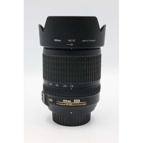 NIKON AF-S NIKKOR 18-105MM F/3.5-5.6 G ED OCCASION AIX