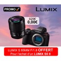 PANASONIC | OBJECTIF S 85MM F/1.8 OFFERT POUR L’ACHAT D’UN LUMIX S5 II